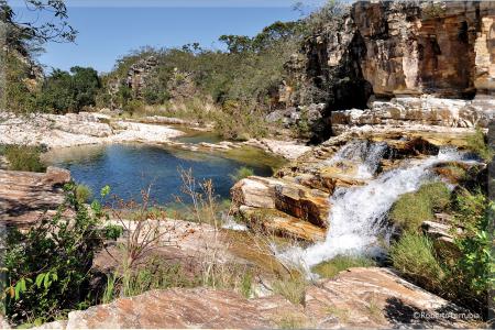 Cachoeiras Pé de Serra, São João Batista do Glória MG, Região da Serra da Canastra - foto: Roberto Torrubia